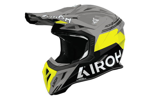 Airoh Aviator Ace 2 Fury Yellow Gloss Crosshelm