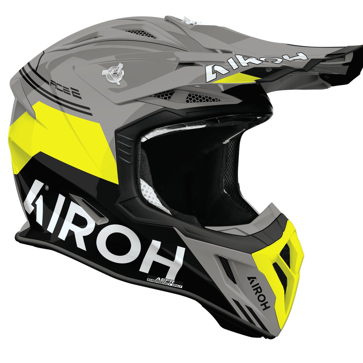 Airoh Aviator Ace 2 Fury Yellow gloss Crosshelm