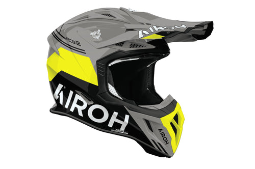 Airoh Aviator Ace 2 Fury Yellow Gloss Crosshelm