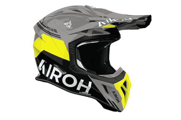 Airoh Aviator Ace 2 Fury Yellow Gloss Crosshelm