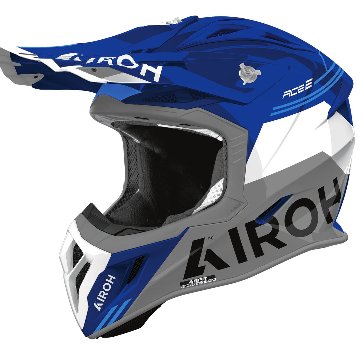 Airoh Aviator Ace 2 Fury Blue gloss Crosshelm