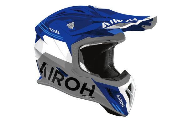 Airoh Aviator Ace 2 Fury Blue Gloss Crosshelm