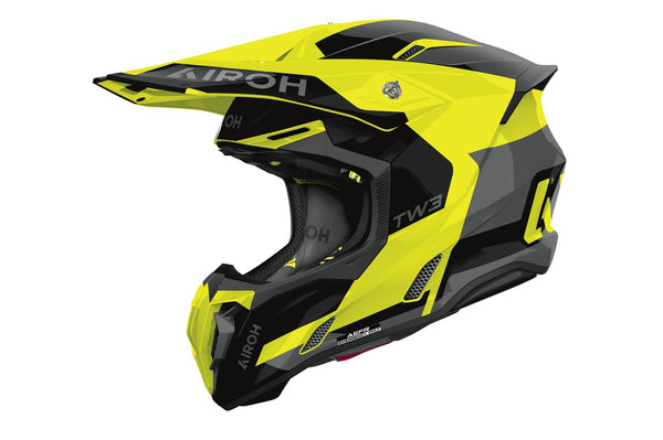 Airoh Twist 3 Fancy Yellow Gloss Crosshelm