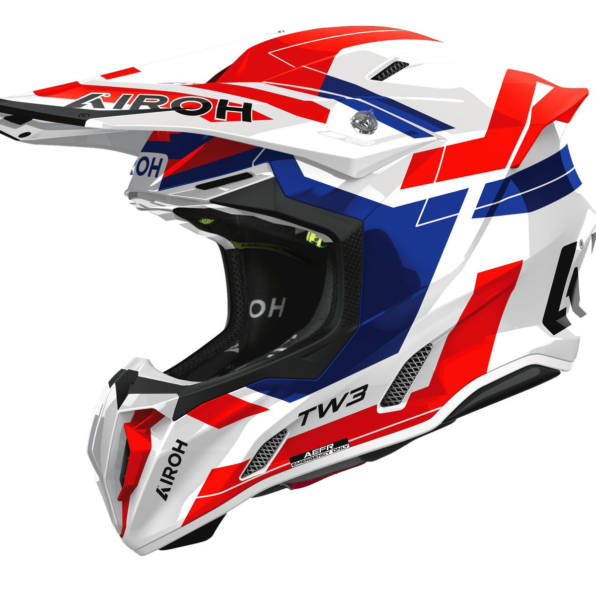 Airoh Twist 3 Dynasty Blue/Red gloss Crosshelm