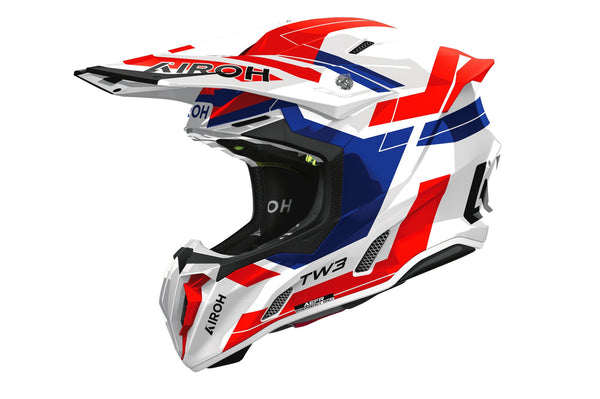 Airoh Twist 3 Dynasty Blue/Red Gloss Crosshelm