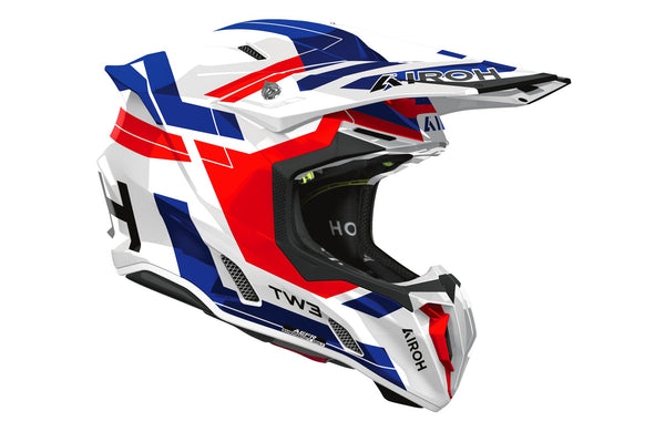 Airoh Twist 3 Dynasty Blue/Red Gloss Crosshelm