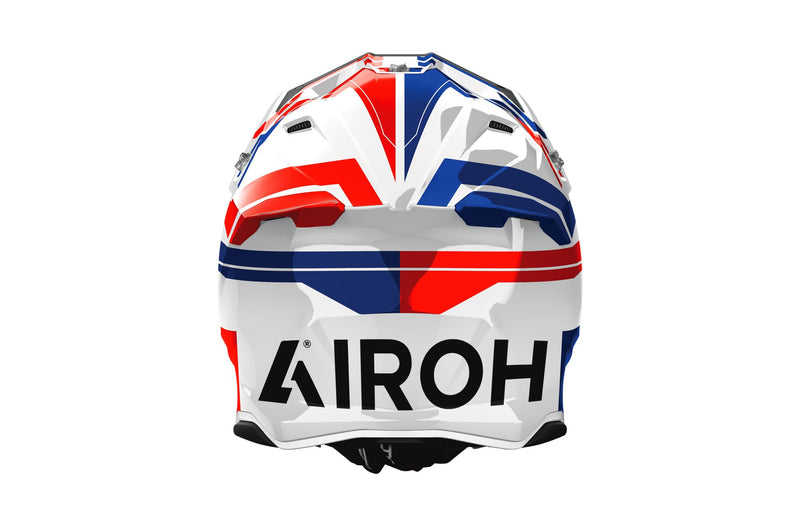 Airoh Twist 3 Dynasty Blue/Red gloss Crosshelm