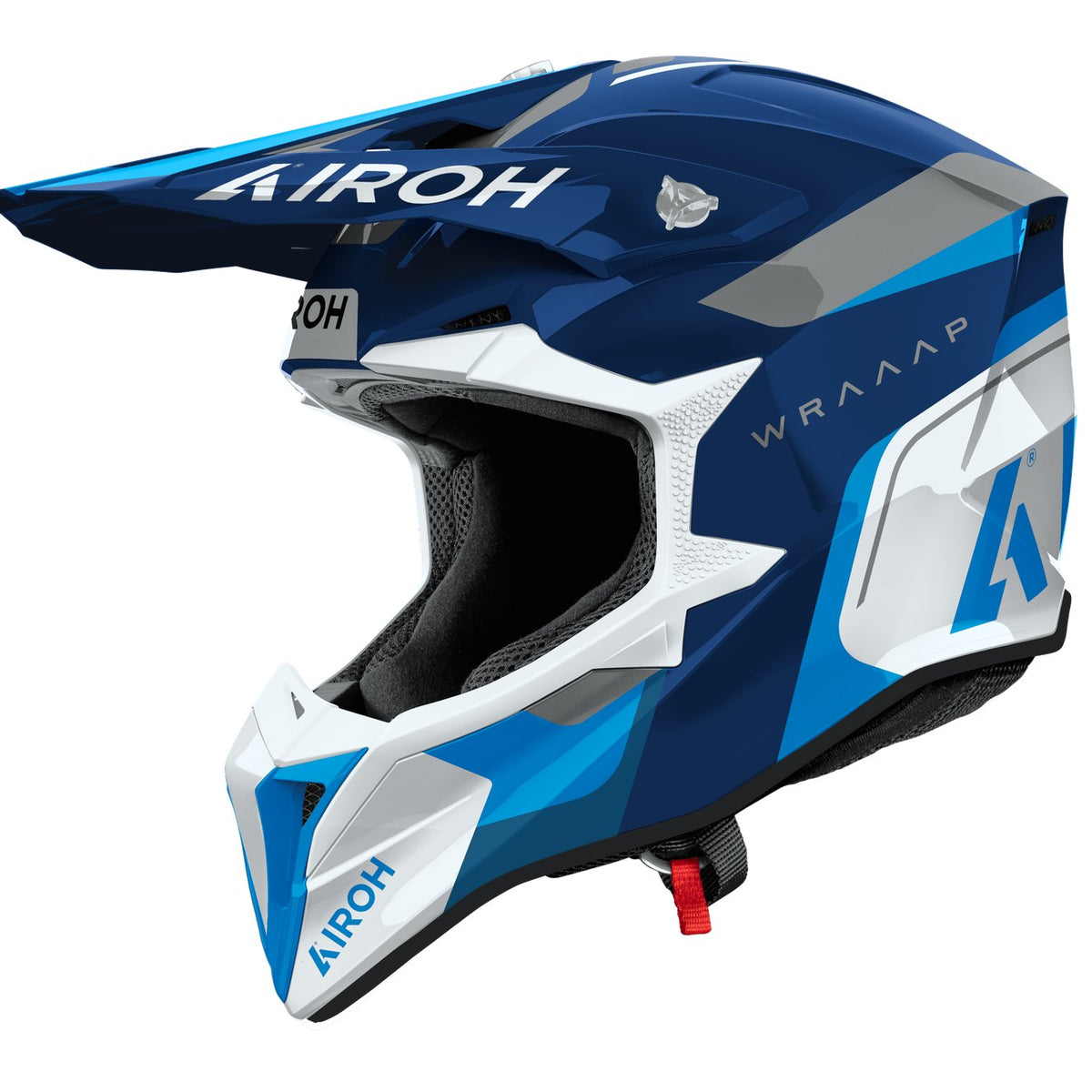Airoh Wraaap Conquer Blue gloss Crosshelm