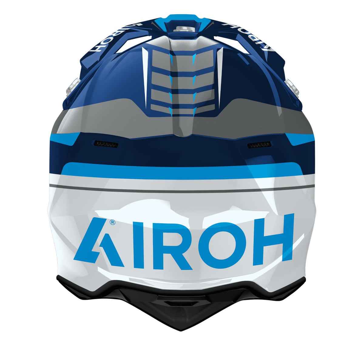 Airoh Wraaap Conquer Blue gloss Crosshelm