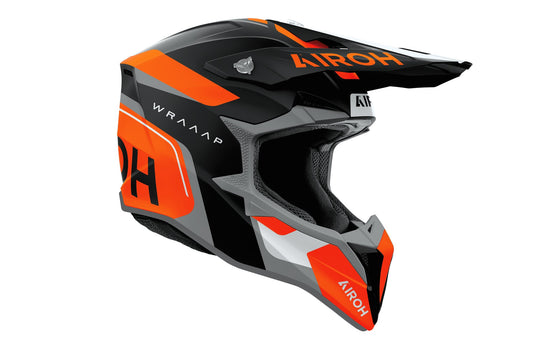 Airoh Wraaap Conquer Orange matt Crosshelm