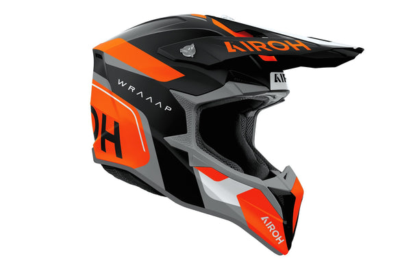 Airoh Wraaap Conquer Orange Matt Crosshelm