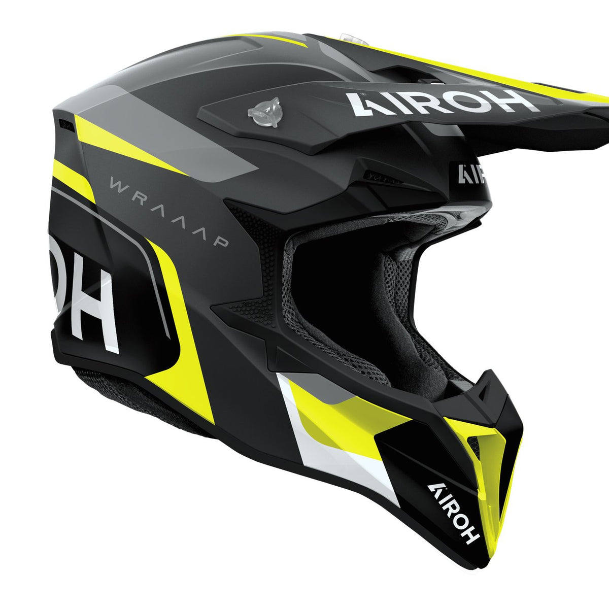 Airoh Wraaap Conquer Yellow matt Crosshelm