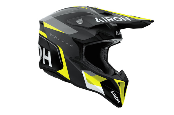 Airoh Wraaap Conquer Yellow Matt Crosshelm