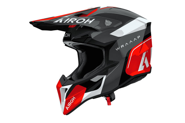 Airoh Wraaap Conquer Red Gloss Crosshelm