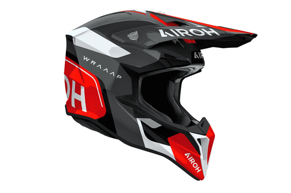Airoh Wraaap Conquer Red Gloss Crosshelm