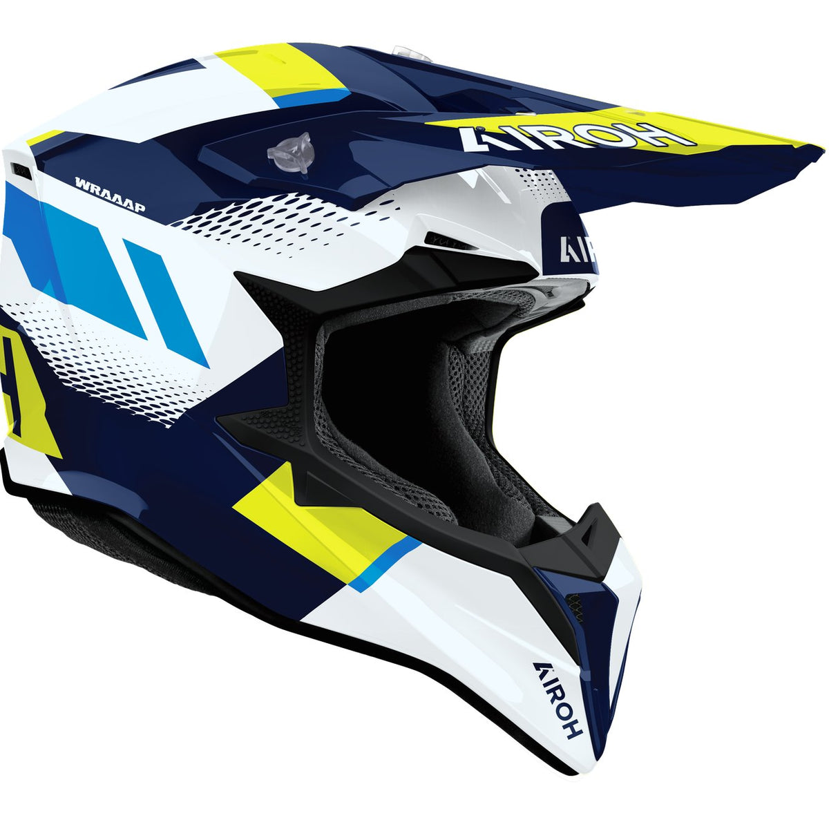 Airoh Wraaap Vision Yellow/Blue gloss Crosshelm