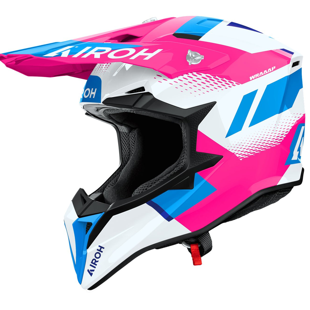 Airoh Wraaap Vision Pink gloss Crosshelm