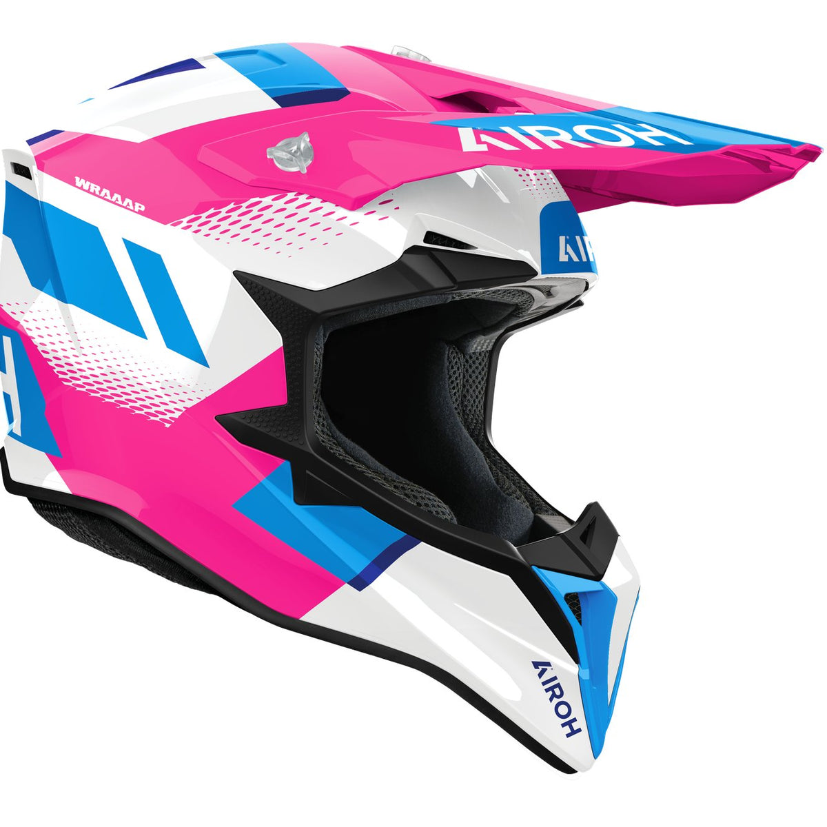 Airoh Wraaap Vision Pink gloss Crosshelm