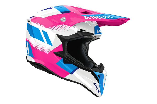 Airoh Wraaap Vision Pink Gloss Crosshelm