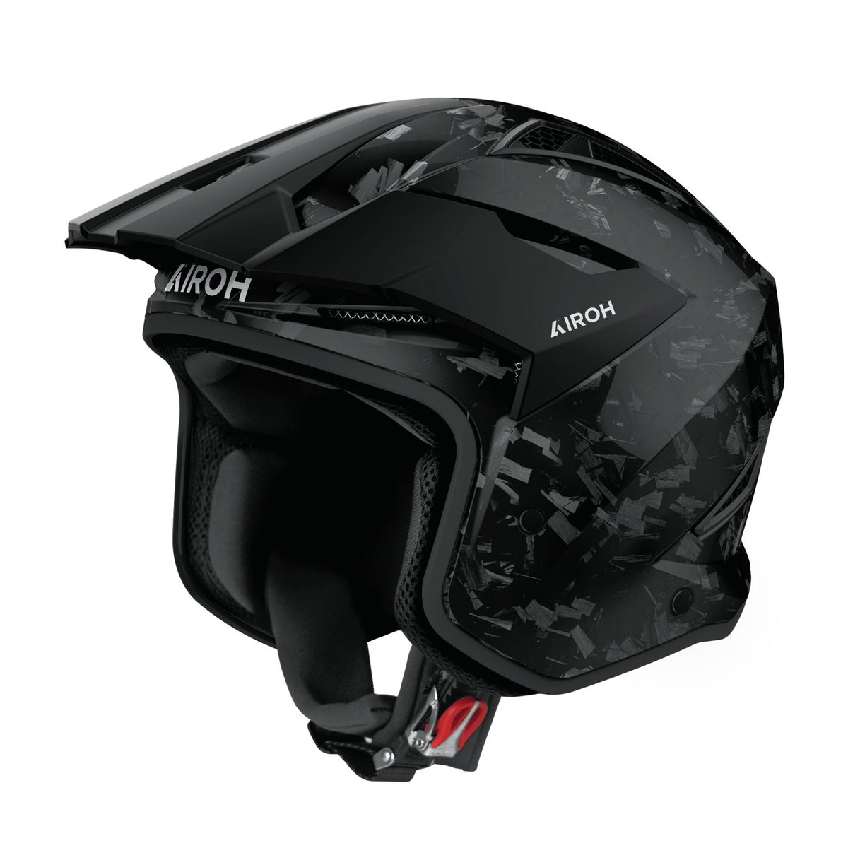 Airoh TRR II Carbon Gloss Trialhelm