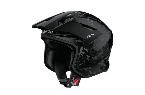 Airoh TRR II Carbon Glanz Trialhelm