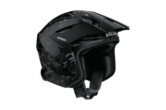 Airoh TRR II Carbon Glanz Trialhelm