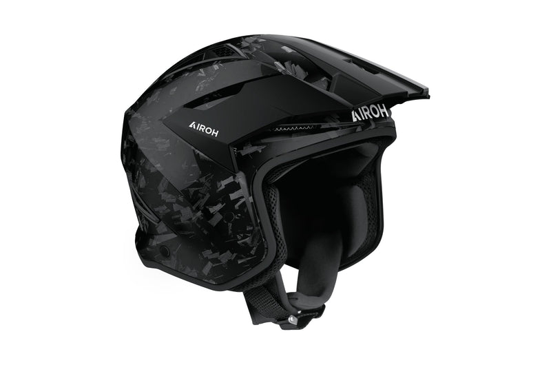 Airoh TRR II Carbon Gloss Trialhelm