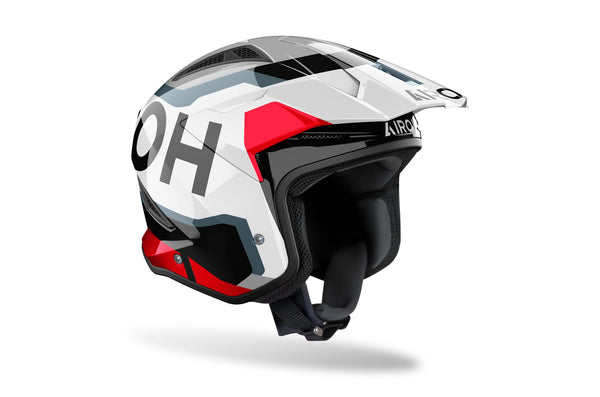 Airoh TRR II Jupiter Red Gloss Trialhelm
