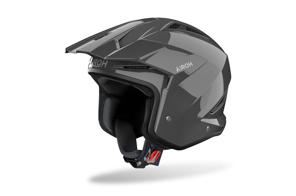Airoh TRR II Color Dark Grey Glanz Trialhelm