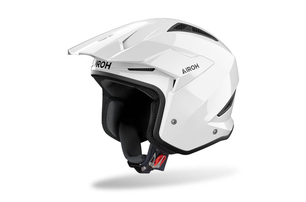 Airoh TRR II Color White Gloss Trialhelm