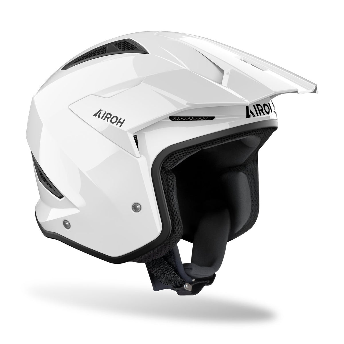 Airoh TRR II Color White Gloss Trialhelm