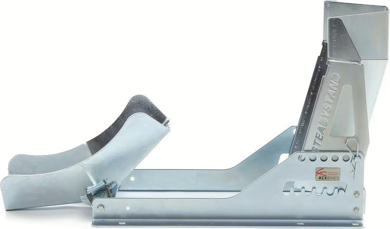ACE BIKES Voorwiel-Motorsteun "SteadyStand" – Model 181 (Verzinkt)