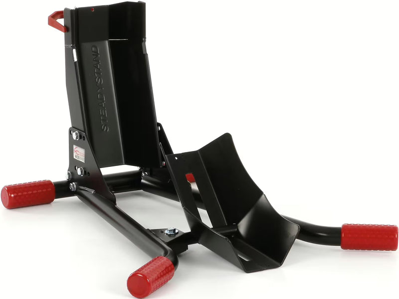 ACE BIKES Voorwiel-Motorsteun "SteadyStand" – Model 150 (Zwart)