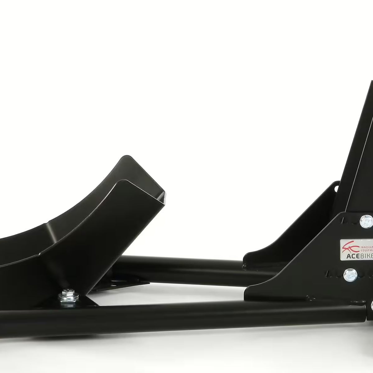 ACE BIKES Voorwiel-Motorsteun "SteadyStand" – Model 150 (Zwart)