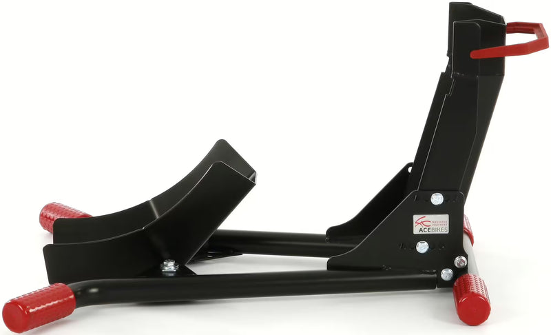 ACE BIKES Voorwiel-Motorsteun "SteadyStand" – Model 150 (Zwart)