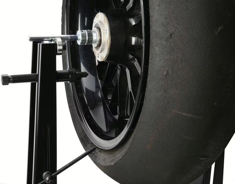 SPEC-X Professionelles Radwuchtgerät Schwarz – Universelles Radwuchten bis 21 Zoll