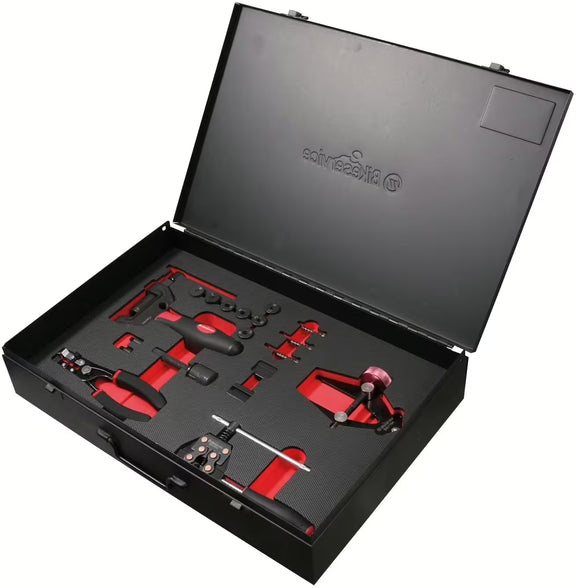 BIKESERVICE ketting-breek en -klink gereedschapset "Profi" 19-delig – Bicycle Tools kopen bij WheelsWork | Motoronderdelen, Gereedschap & Accessoires