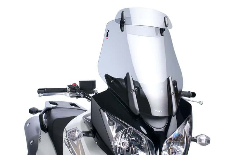 Puig Windscherm Touring met vizier Suzuki DL650 Vstrom (2004-2011) smoke