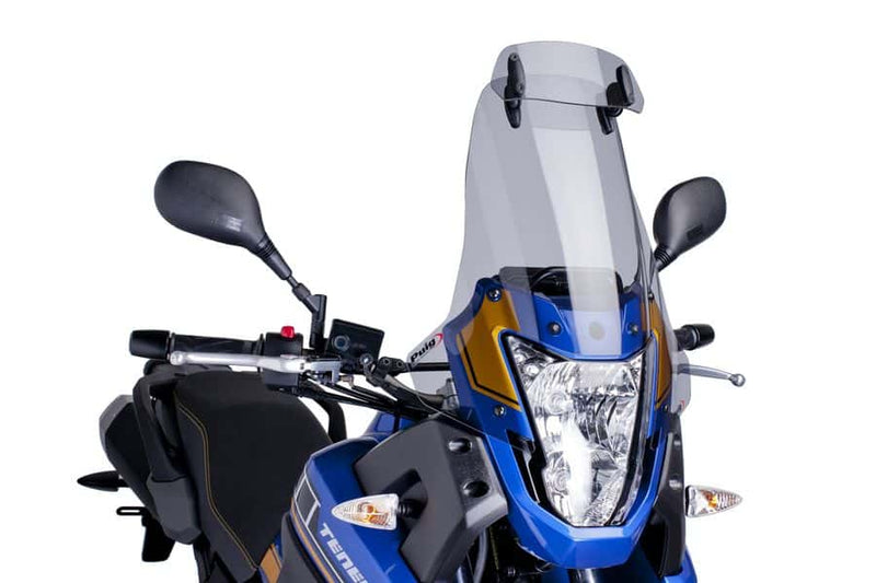 Puig Windscherm Touring met vizier Yamaha XT660Z Tenere (2008-2017) smoke