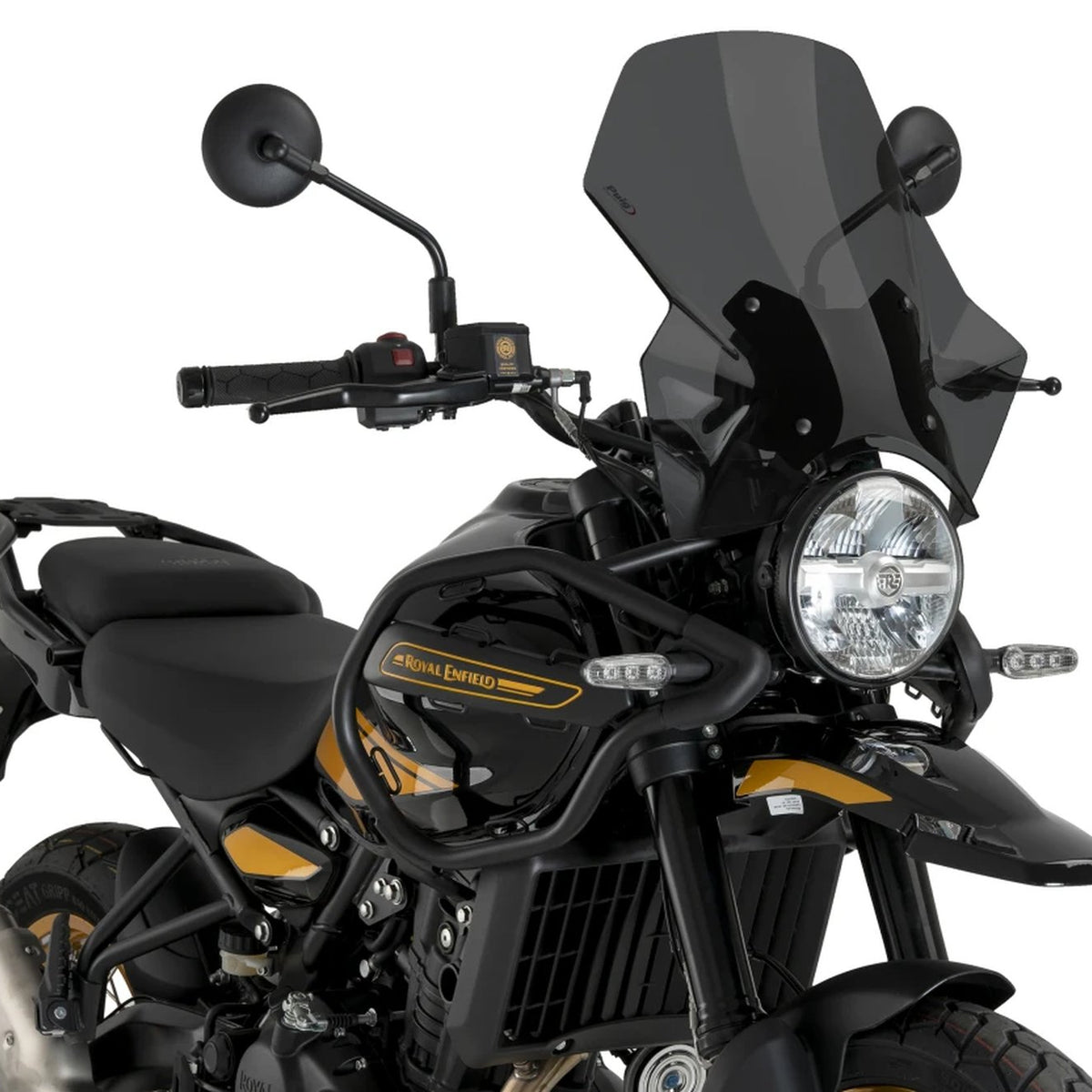 Puig Adjustable Windscherm Touring Royal Enfield Hi donker smoke