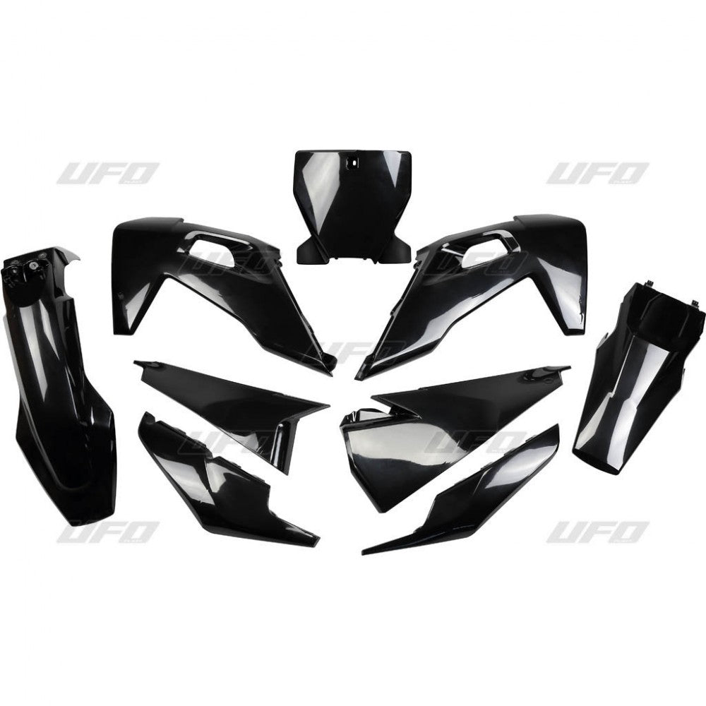UFO Plasticset Zwart HUSQVARNA FC250/FC350 2019-2022