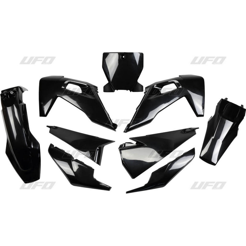 UFO Plasticset Zwart HUSQVARNA FC250/FC350 2019-2022