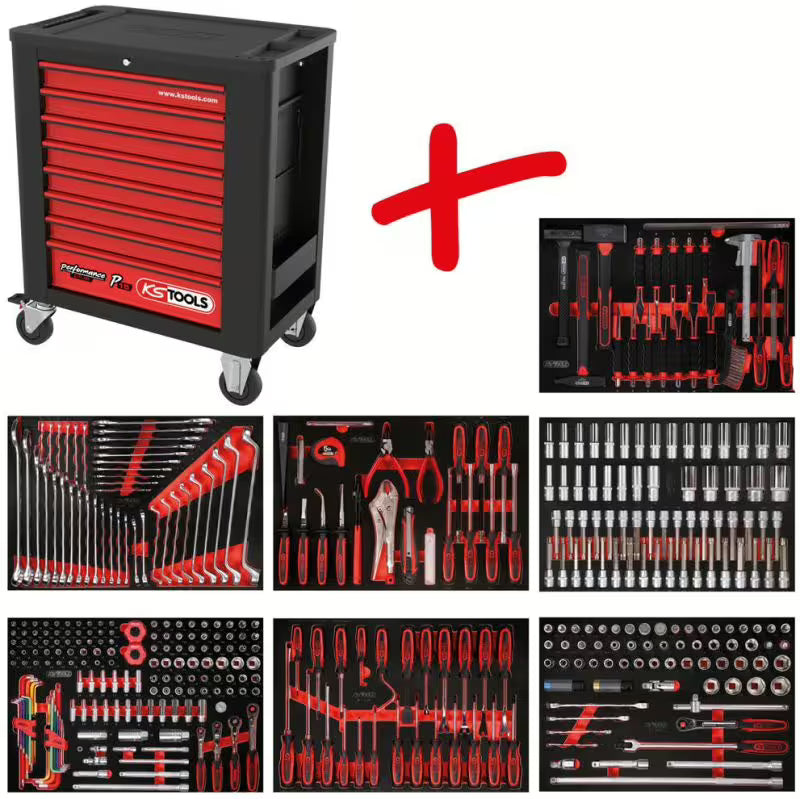 KS Tools Performanceplus P15 Werkzeugwagen – 403-teilig
