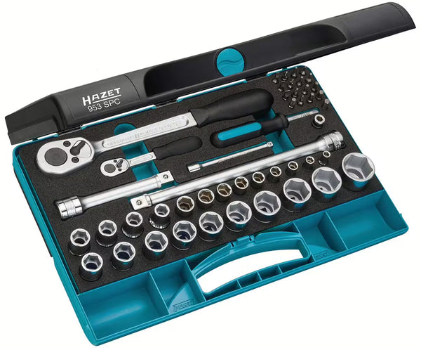 Hazet dopsleutel set in kunststof koffer