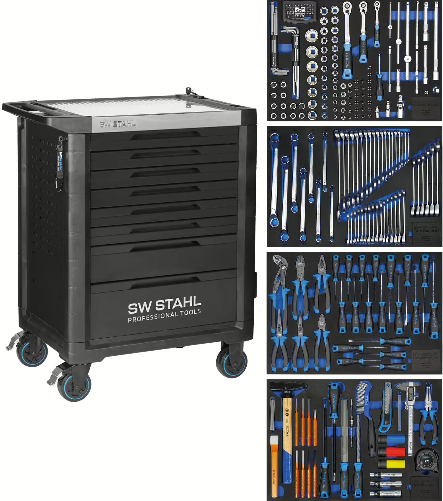 SW-STAHL gereedschapswagen – Rolling Cabinets & Chests kopen bij WheelsWork | Motoronderdelen, Gereedschap & Accessoires