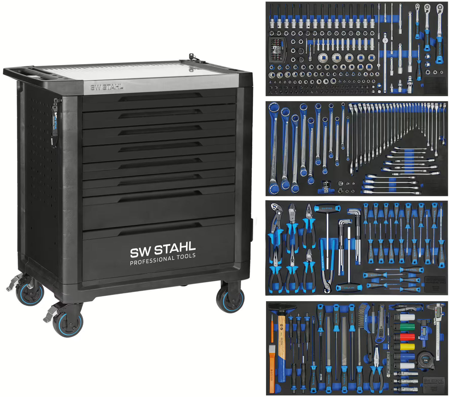 SW-STAHL gereedschapswagen – Rolling Cabinets & Chests kopen bij WheelsWork | Motoronderdelen, Gereedschap & Accessoires