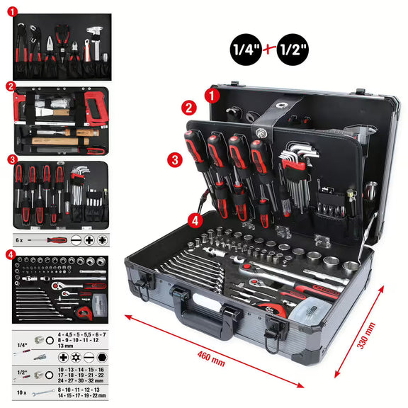 KS TOOLS Gereedschapskoffer – General Purpose Sets kopen bij WheelsWork | Motoronderdelen, Gereedschap & Accessoires