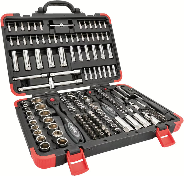 Vigor dopsleutel set in kunststof koffer