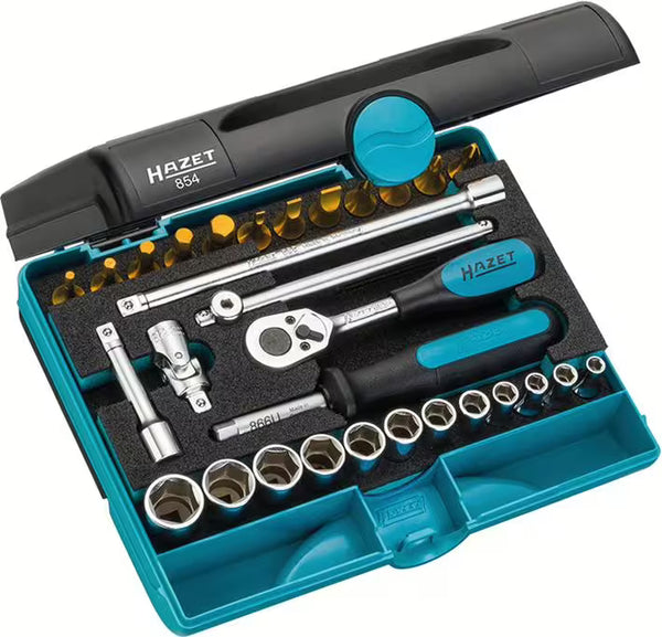 Hazet dopsleutel set in kunststof koffer