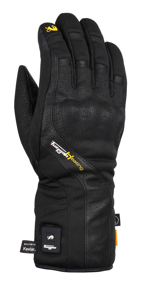 Furygan Heat X Kevlar® Heated Motorcycle Gloves Black